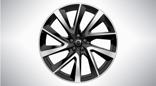 21" 5 radios V Black Diamond Cut - 1014