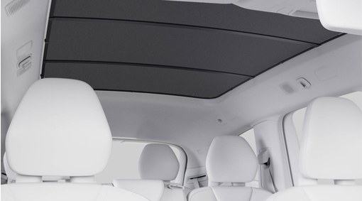 Parasol para techo panorámico